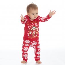 15C603: Baby Christmas Printed Pyjama (6-24 Months)